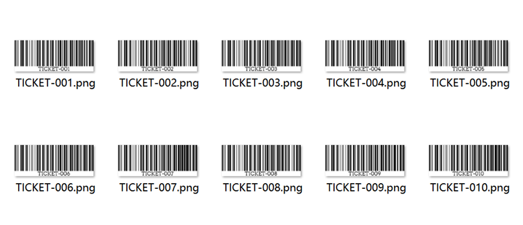 batch barcodes coduri de bare de lot