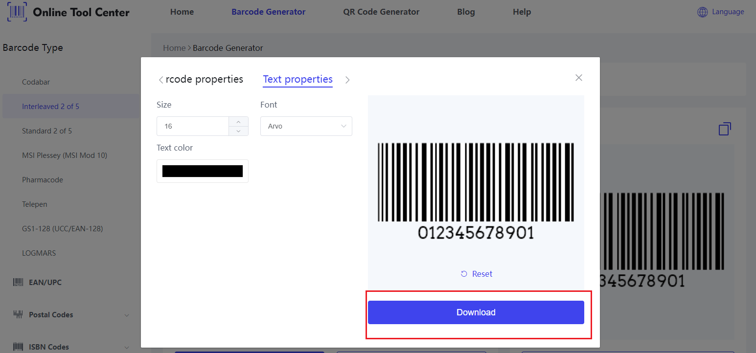 Descarcă Interleaved 2 of 5 Barcode.png