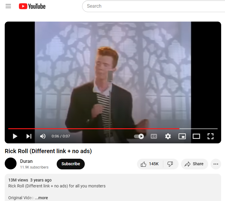 Rick roll video de pe YouTube.png