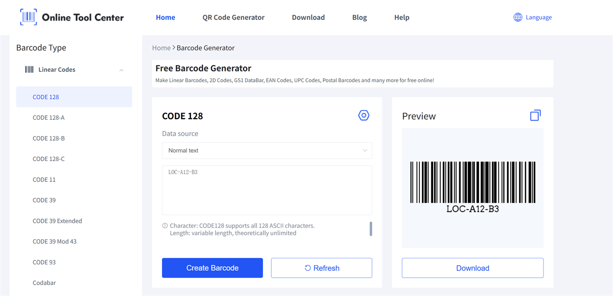 generator gratuit de coduri de bare