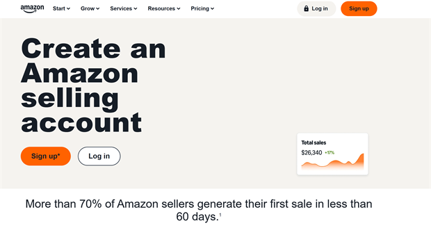 contul vânzătorului Amazon
