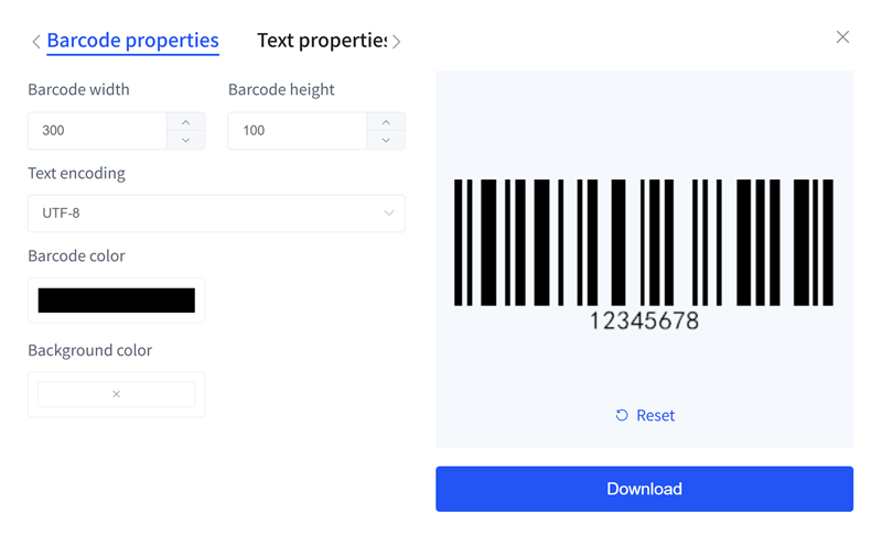 seturi de coduri de bare