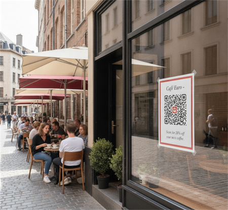 Oster cu cod QR