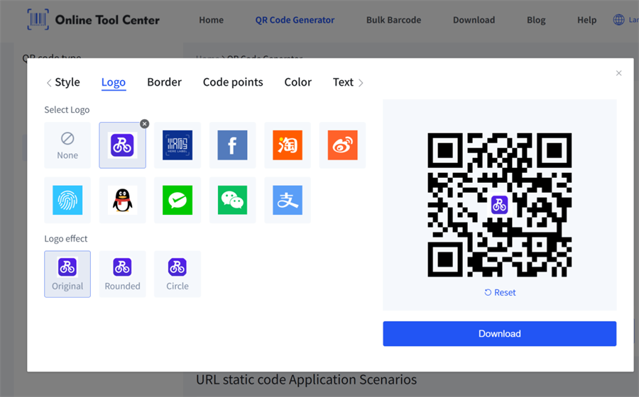 face cod QR personalizat cu logo-ul