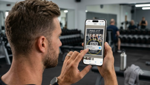 Scanați un cod QR pe iPhone