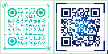 Cod QR cu cadre