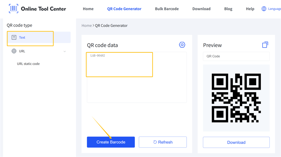 Convertire text &icirc;ntr-un cod QR