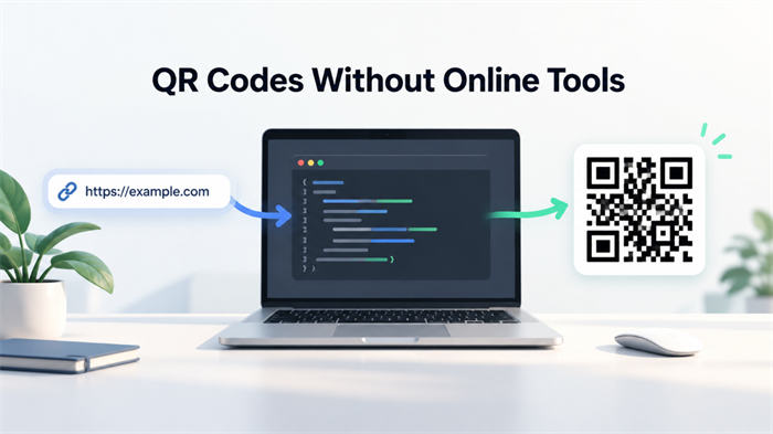 Create a QR Code without online tools Creați un cod QR fără instrumente online